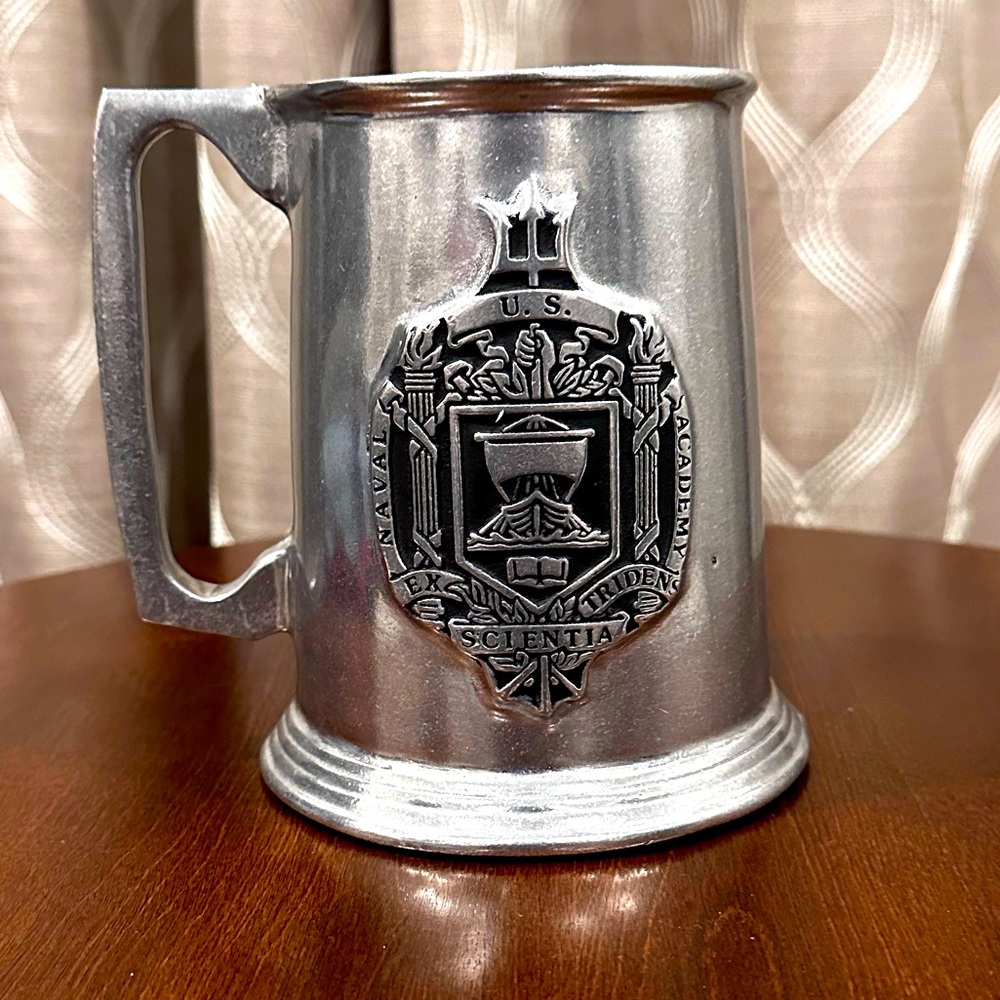 U.S. Naval Academy Ex Scientia Tridens 2006 Pewter Mug Beer Stein